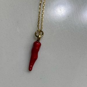 Italian horn necklace